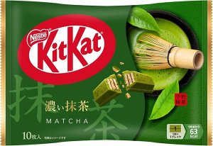 KitKat Mini Dark Matcha - вафли кит-кат со вкусом чая маття