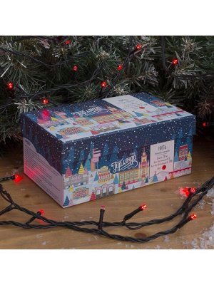 Гирлянда «Нить» 20 м, IP44, тёмная нить, 200 LED, свечение красное, 8 режимов, 220 В