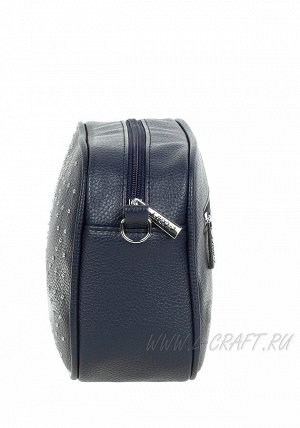 Модель №1376 | кожзам | гладкий | синий | Р820-26 | 26340