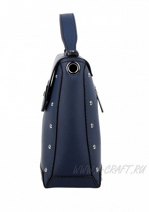 Модель №1406 кожзам гладкий синий Р848-16 26348