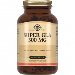 Супер ГЛК (Super GLA), 300 мг, 60 мягких капсул