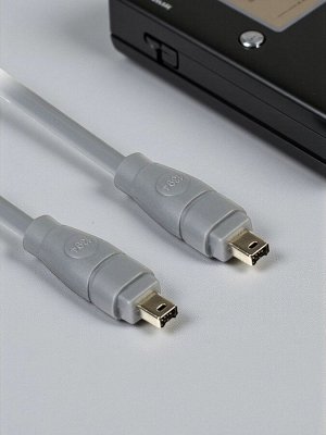 Кабель FireWire IEEE-1394 4pin-4pin (4P-4P), 1.8 м, Smartbuy, для подключения видеокамеры, жесткого диска (KA-018-50)