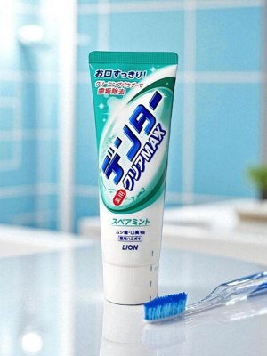 Зубная паста "Dentor Clear MAX Spearmint" для защиты от кариеса с микропудрой МЯТА (туба) 140 гр