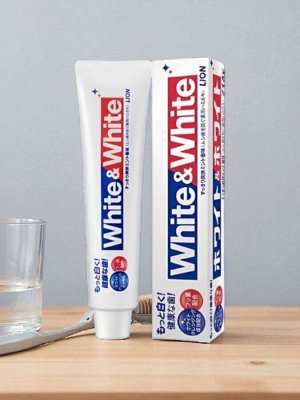 Зубная паста Lion White & White с отбеливающим эффектом 150 мл
