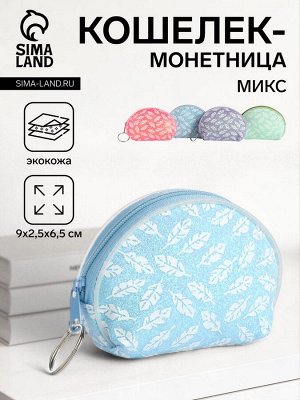 Кошелёк монетница детская на молнии «Выбражулька», цвет МИКС