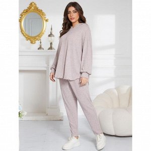 Пижама женская PLUS SIZE (кофта с капюшоном+штаны)