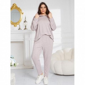 Пижама женская PLUS SIZE (кофта с капюшоном+штаны)