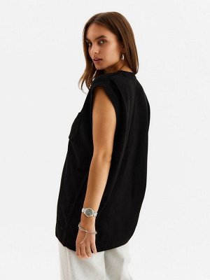 Жилет MINAKU: Knitwear collection цвет черный
