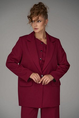 Пиджак Клио (бордовый)