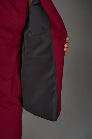 Пиджак Клио (бордовый)