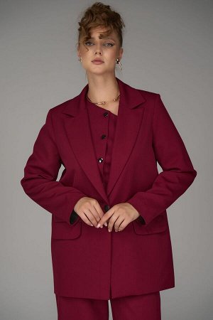 Пиджак Клио (бордовый)