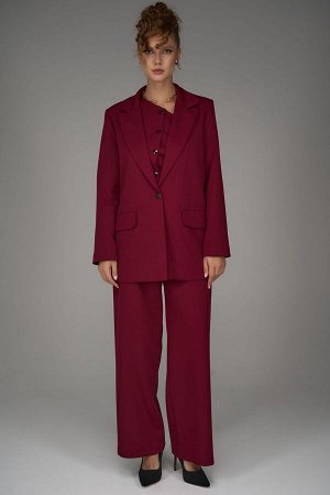 Пиджак Клио (бордовый)