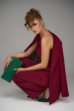 Пиджак Клио (бордовый)