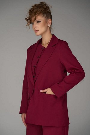 Пиджак Клио (бордовый)
