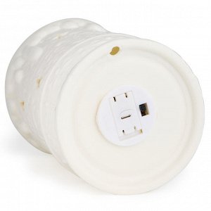 Фарфоровая статуэтка-свеча с LED-подсветкой, 8.8×8.8×14.8 см
