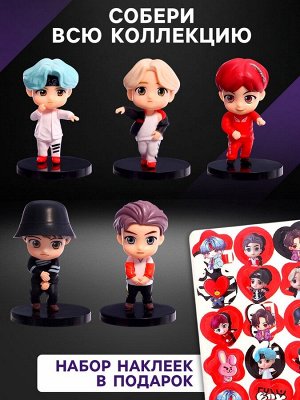 Игрушка - сюрприз Funny Box k-pop, фигурка, карточка, наклейки