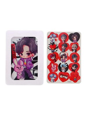Игрушка - сюрприз Funny Box k-pop, фигурка, карточка, наклейки