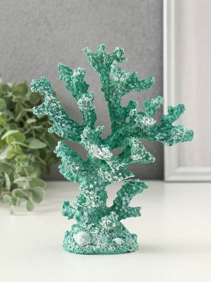 Фигурка полистоун «Коралл голубой», 14.5x5.5x17.5 см