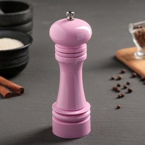 Мельница для соли и перца "Нежность" 18 см, цвет розовый