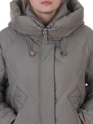 A620 OLIVE Пальто зимнее женское (200 гр. био-пух)