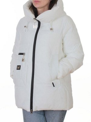 M-M07 WHITE Куртка зимняя женская (150 гр. холлофайбер)