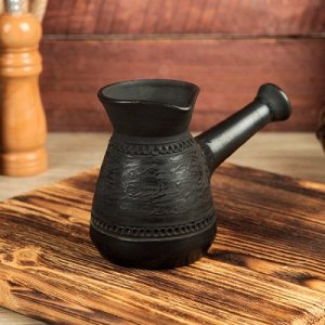 Турка для кофе "Чёрная керамика" 0,2 л