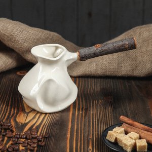 Турка для кофе с деревянной ручкой 0,5 л "Органик"