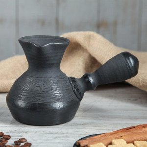 Турка для кофе "Чёрная керамика" 0,3 л