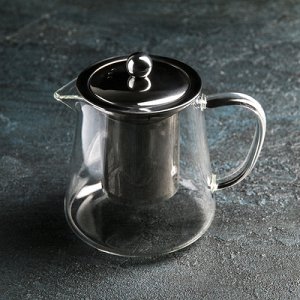 Чайник заварочный с металл ситом "Эгла" 500 мл, 13,5х10х12 см
