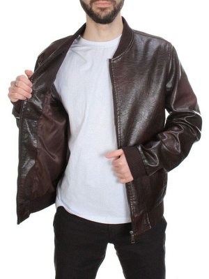 216 BROWN Куртка из эко-кожи мужская