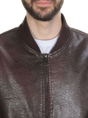 216 BROWN Куртка из эко-кожи мужская
