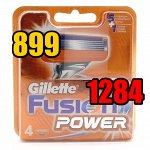GILLETTE  FUSION POWER кассета 4 шт