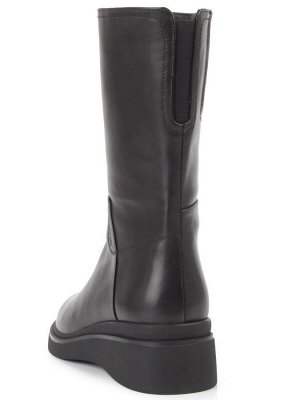 Z4213M BLACK Полусапоги зимние женские (натуральная кожа, натуральный мех)