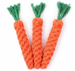 Игрушка плетенная Морковка, 20 см, 1 шт