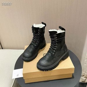 Ботинки женские замшевые зимние
