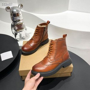 Ботинки женские кожаные зимние