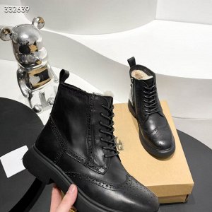 Ботинки женские кожаные зимние