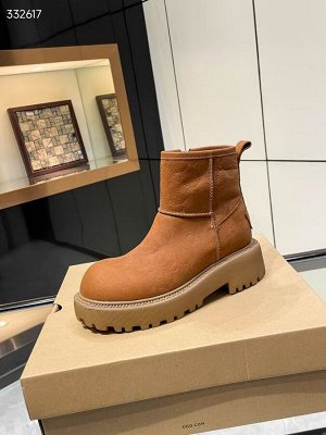 Ботинки женские замшевые зимние
