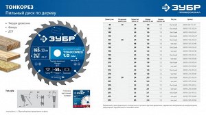 Диск пильный по дереву 216х30 x 1.8 мм