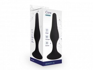 Анальная втулка Gravity CORE, цвет черный, Ø 3,6 см