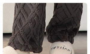 Пижама женская утепленная (кофта+штаны) с принтом