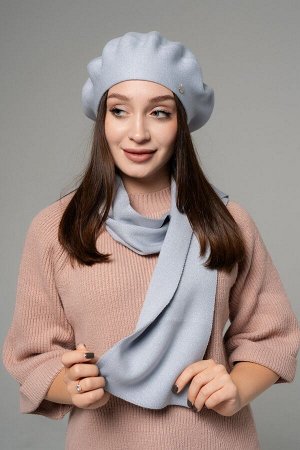 Женский комплект берет+шарф