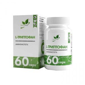 Добавки для улучшения сна NaturalSupp L-Триптофан 500mg 60 caps