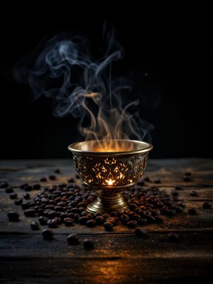 Кофе в зернах темной обжарки "Итальянская обжарка", 1 кг, арабика, вкусовые ноты: горький шоколад, карамель. Для кофемашин и турки. Герметичная упаковка с клапаном.