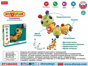 Игрушка развивающая - Гусеница ZY1484302 ZYA-A3284 (1/96)