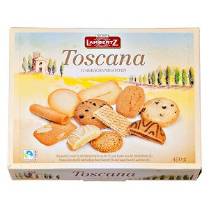 печенье LambertZ TOSCANA 450 г 1/16
