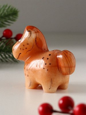 Фигурка «Конь Гаврюша», 8x7.5 см, селенит
