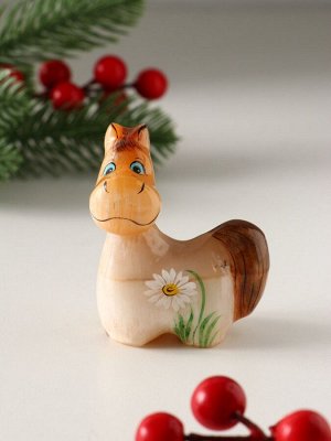 Фигурка «Лошадка довольная» 7x5.5 см, селенит