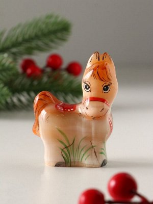 Фигурка «Лошадка строит глазки» 7x5 см, селенит
