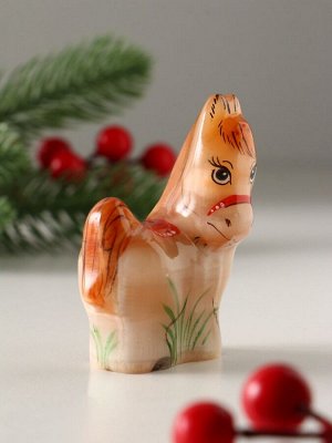 Фигурка «Лошадка строит глазки» 7x5 см, селенит